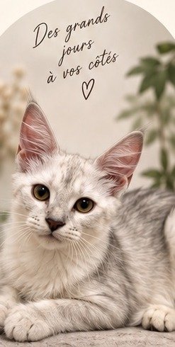 Portrait de Buffy, Maine Coon de la chatterie à Fréjus